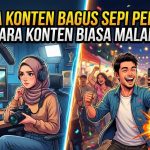 ilustrasi konten bagus tidak viral di media sosial