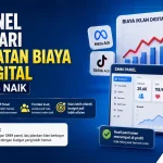 ilustrasi smm panel dan iklan digital yang terus naik. smm panel bisa jadi solusi terbaik